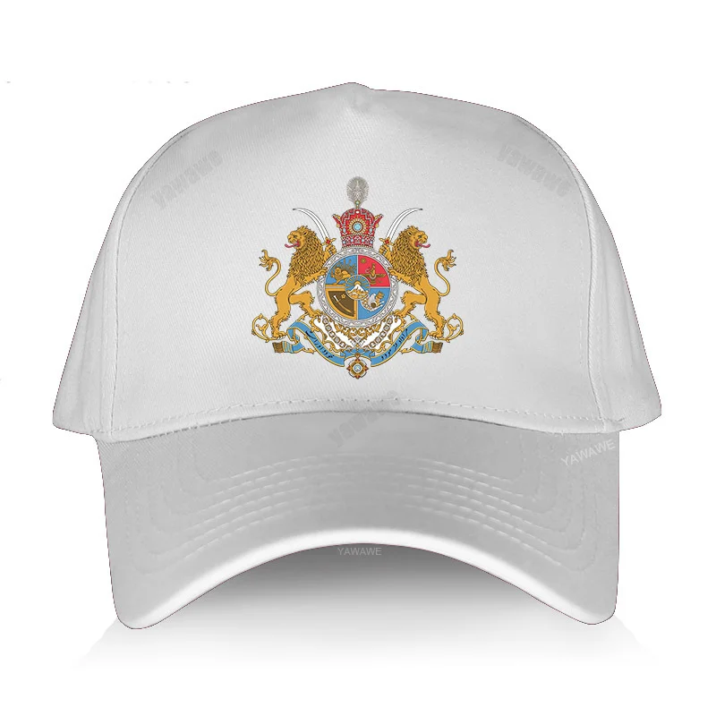 Men Baseball Cap adjustable Arms of Iranian Shahs iran 1979 coat arms persia lion shah crown