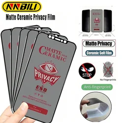 Matte Ceramic Privacy Anti - Scratch Screen Protector - Anti - Spy, Light Protection - 1 Piece (For iPhone 16)