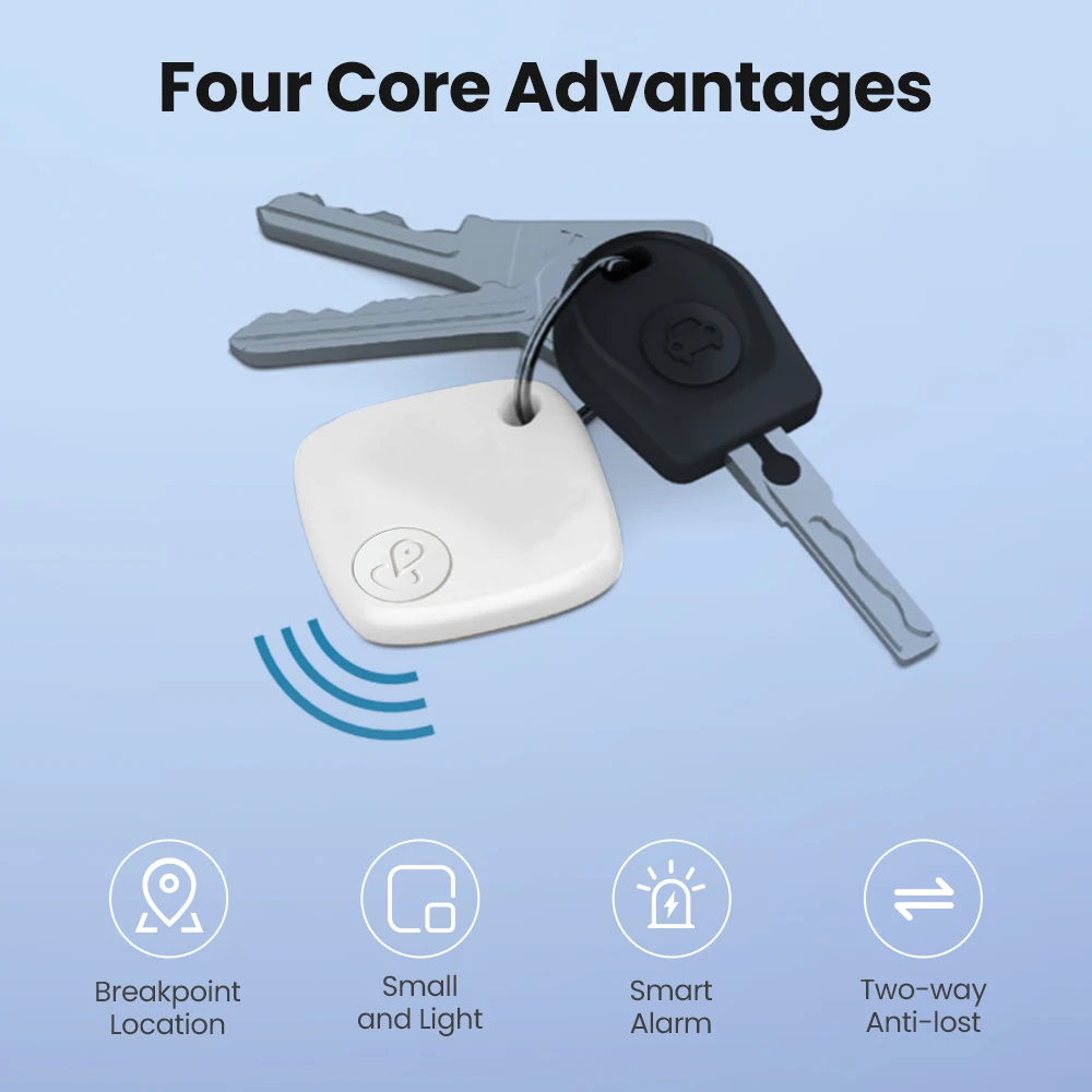 Bluetooth Tracker AVATTO Mini Tracking Device Air Tag Key Child Finder Pet Location Smart Bluetooth Car Pet Vehicle Important Items Lost Tracker