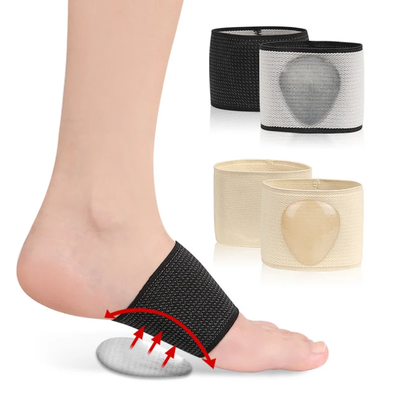 

Gel Arch Support Pads for Flat Foot Shock Absorption Orthopedic Bandage Sleeve Plantar Fasciitis Relieve Foot Pain Cover Socks