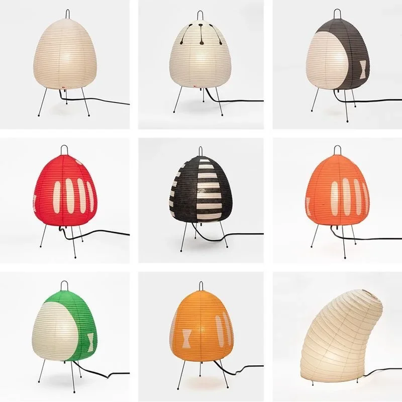 

Japanese rice paper table lamp bedroom bedside lamp floor lamp art personality home lighting