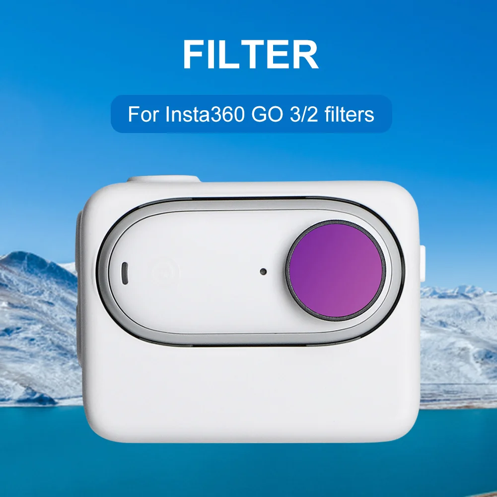인스타 360 고 2/3 액션 카메라용 필터, 렌즈 필터 세트, 편광 CPL HD 광학 유리 카메라, UV 렌즈, ND4, ND8, ND16, ND32