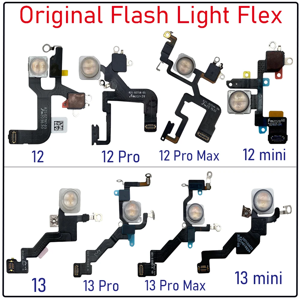 

Original Proximity Distance Ambient Flash Light Sensor LED Flex Cable For iPhone 13 12 Pro Max 13 mini Replacement Repair Parts