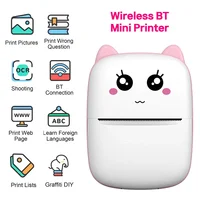 ZWN Portable Bluetooth Mini Printer Mobile Phone Photo Title Note Print Pocket Student Error Label Printer for Children's Gifts 2