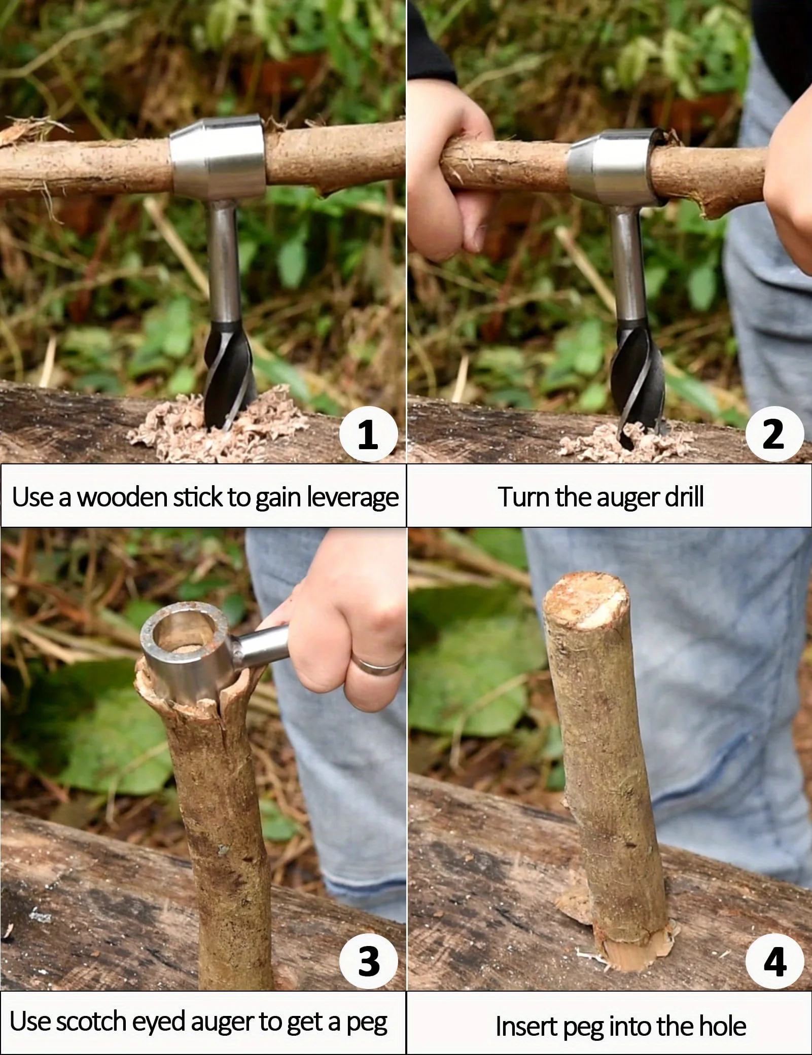 Outdoor Survival Auger Wrench 5