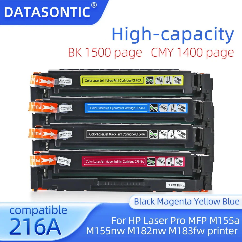 

Цветной картридж с тонером 216A для принтера HP Laser Pro MFP M155a M155nw M182nw M183fw, картридж с тонером W2410A W2411A W2412A W2413A