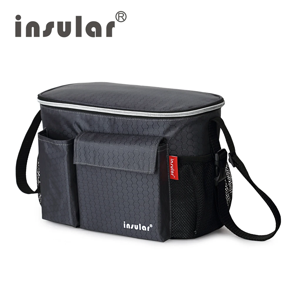 

INSULAR Colorful Stroller Diaper Nappy Bag Thermal Insulation Mommy Bags New Style Baby Diaper Bags Waterproof Changing Bag