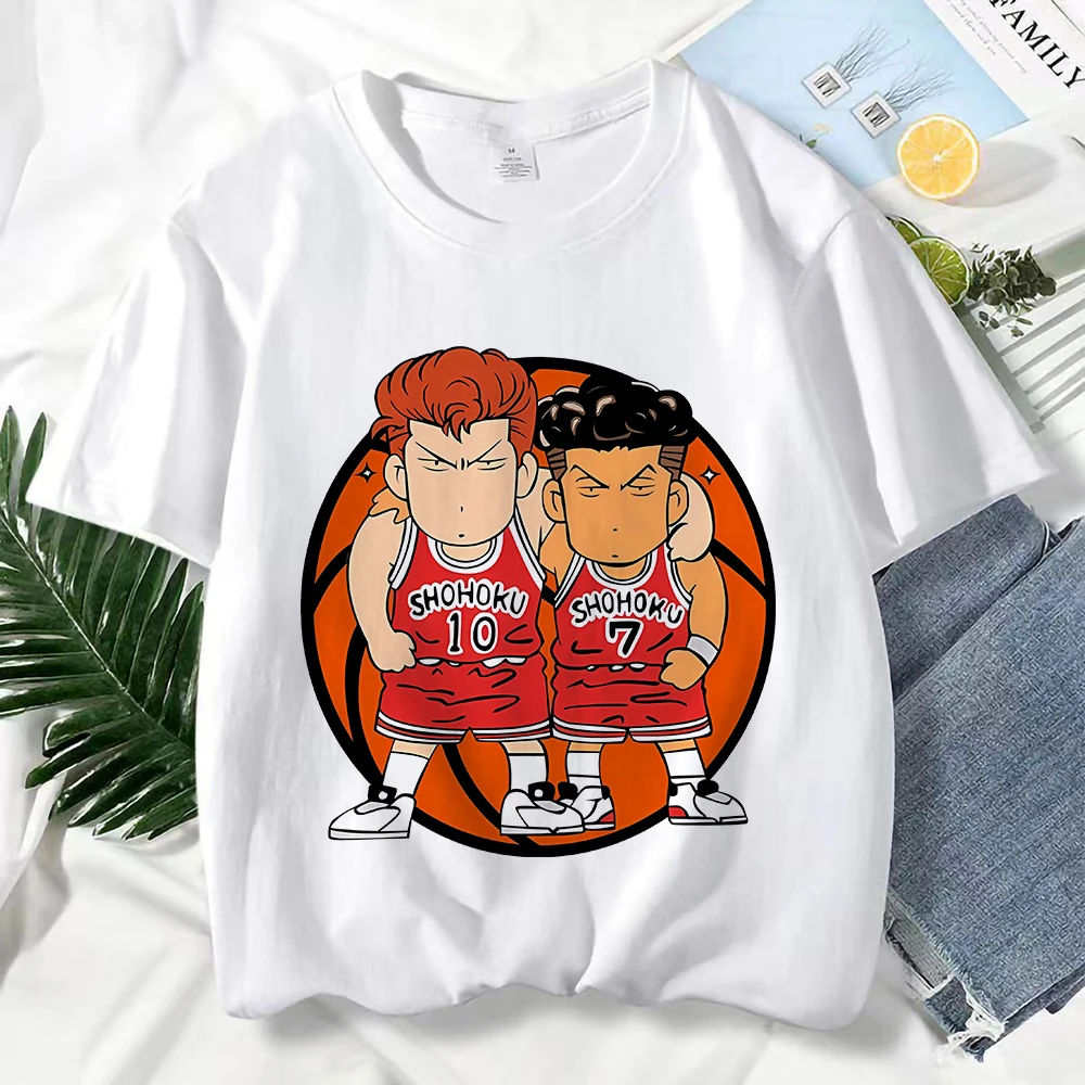 Japanese Anime Slam Dunk T Shirt Sakuragi Hanamichi Kaede Rukawa