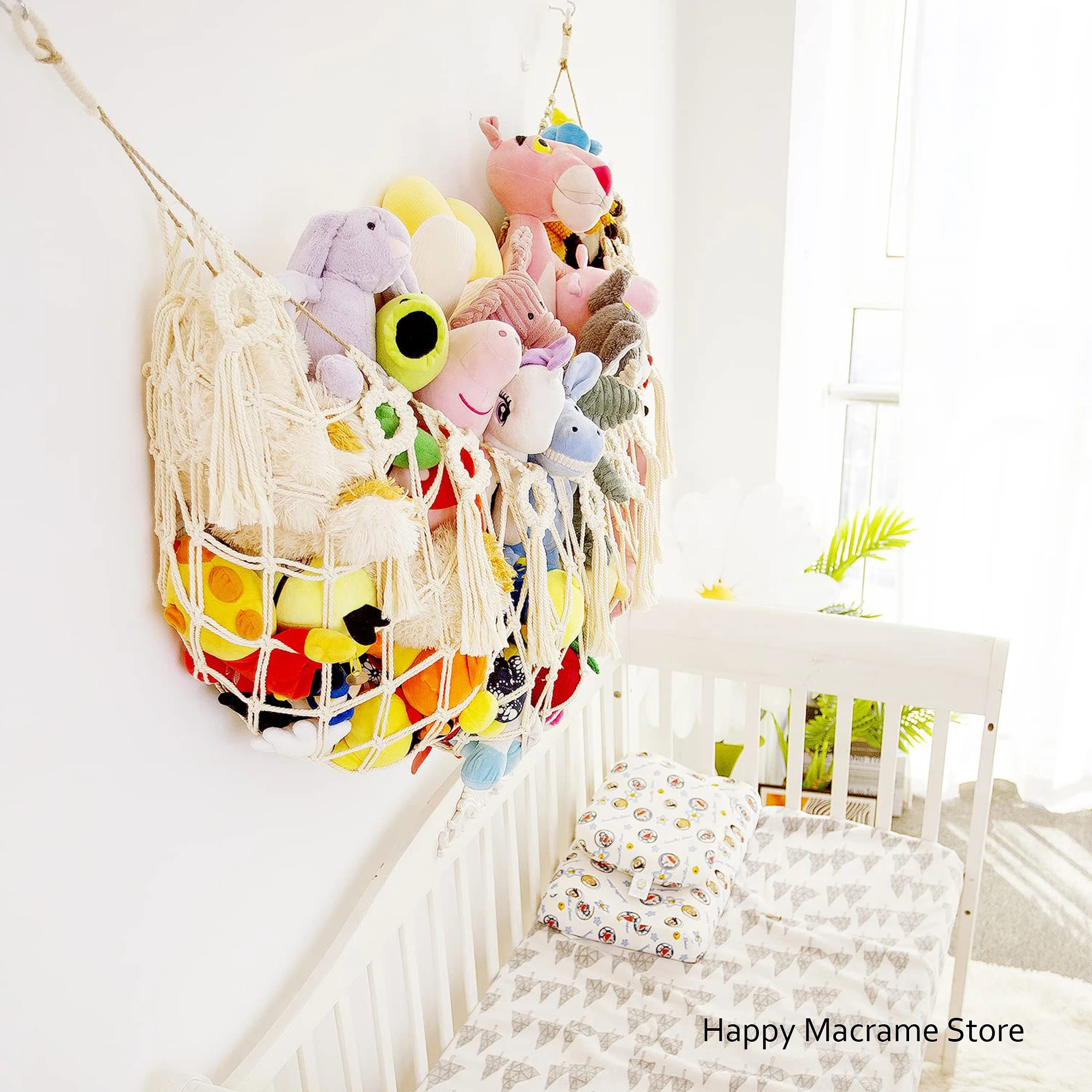 Nordic Children's Room Plush Toy Storage Wall Decoration Stuffed