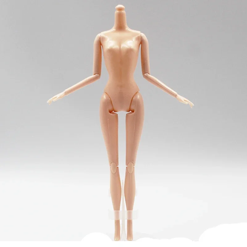 여성/남성 30cm 높이 인형 움직이는 관절 뚱뚱한 일반 누드 바디 파츠 액세서리 흰색/어두운 피부색 장난감 소녀들을 위한 통통한 체형