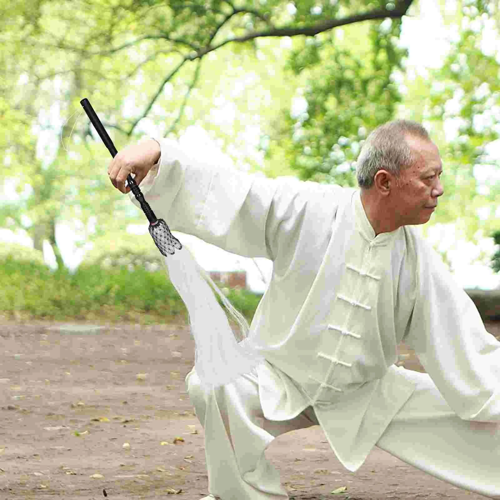 

Chinese Taoist Whisks Taichi Fuchen Horsetail Whisk Art Horsetail Whisk Taoism Horsetail Whisk Chinese Taoist Buddhist Arts