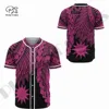 Newest 3Dprinted Nauru Baseball Jersey Shirt Polynesian Tribal Wave Tattoo Casual Unique Unisex Funny Sport Streewear Style-1 4