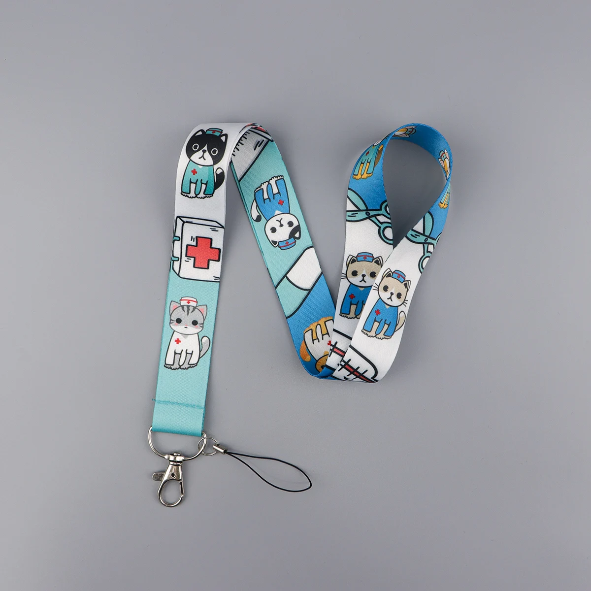 Medical Professional Badge & Key Lanyard with ID Holder