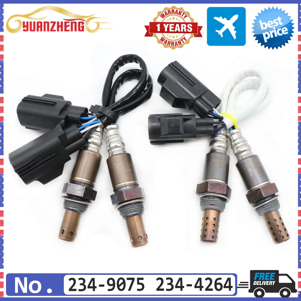 

4PCS Upstream Downstream Air Fuel Ratio Lambda Oxygen Sensor 234-9075 234-4264 for Land Rover LR3 Range Rover Sport V6 V8