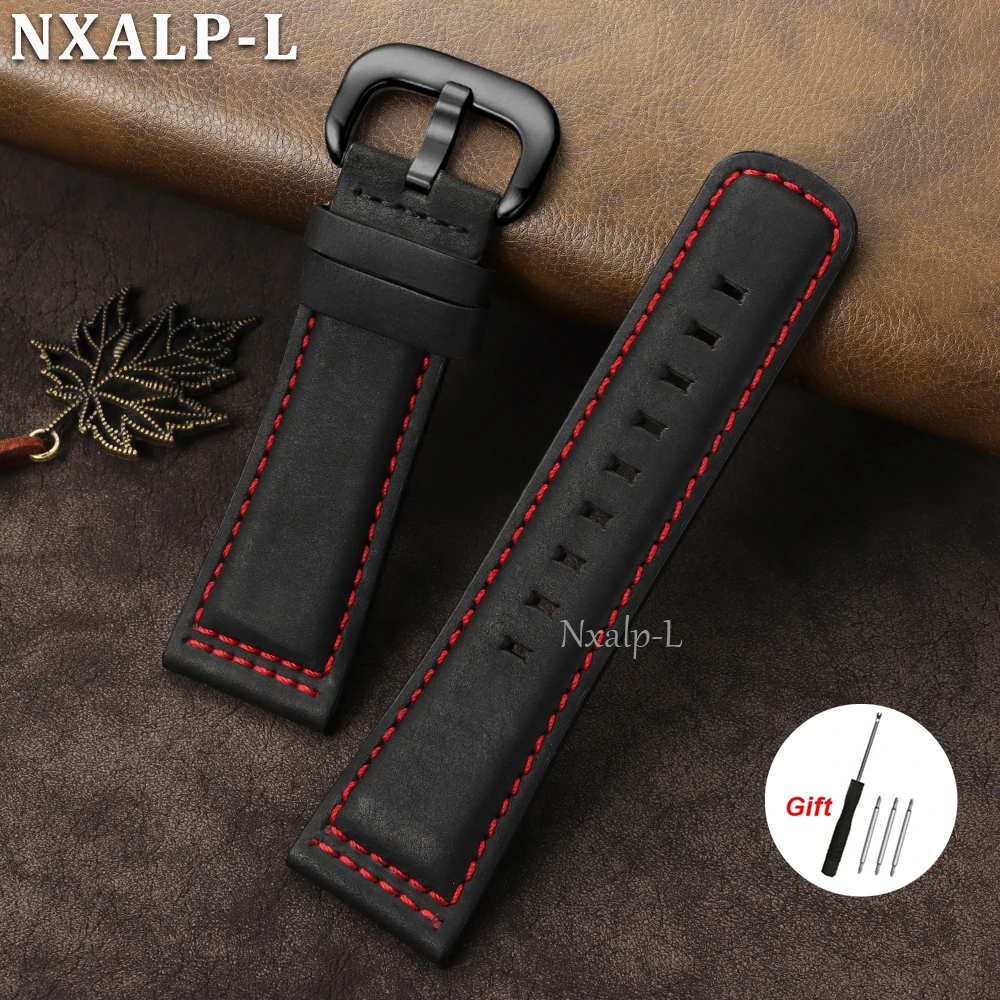 Premium Crazy Horse Leather Wristband - Matte Cowhide 28mm Men's Accessory