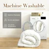 Fleece MattressTopper-Extra Thick Luxury Plush Bed Pad Soft Pillow Top With Polyester Fill forBack Pain Relief and Winter Warmth 5