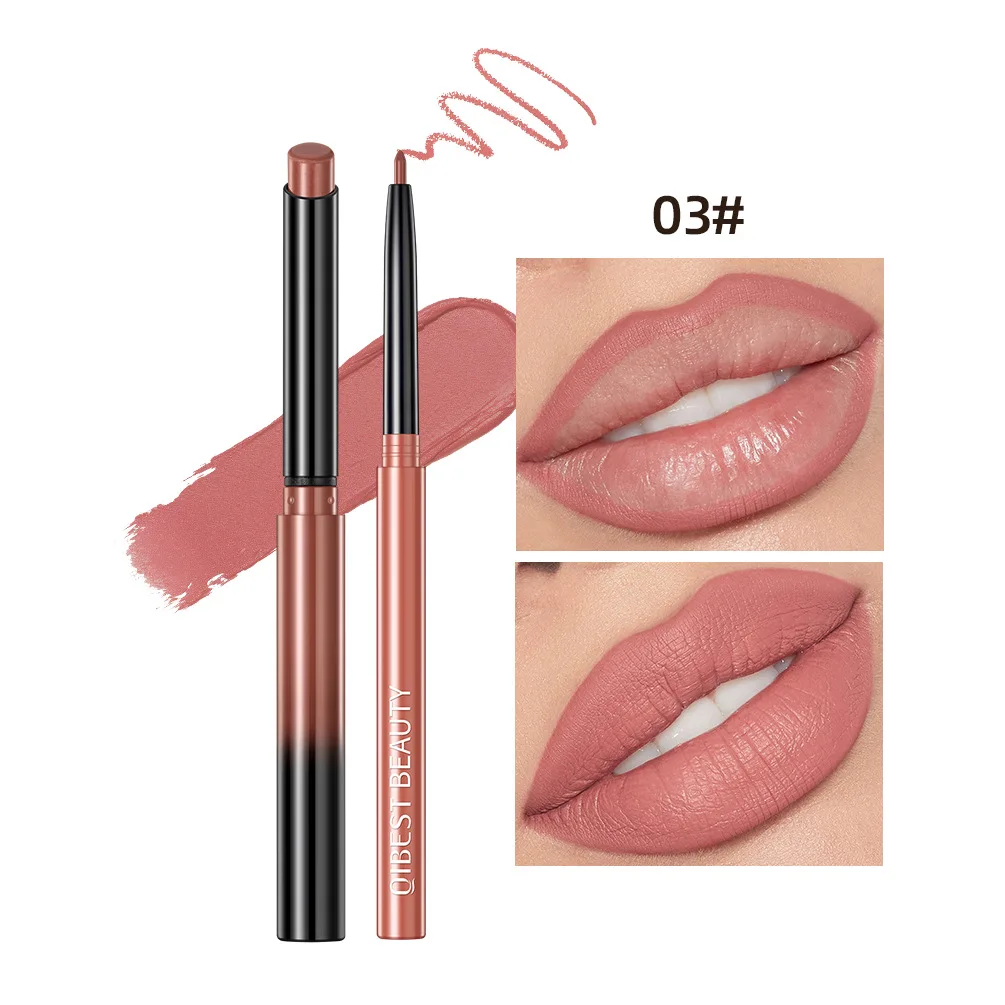 Lipstick Lip Pen Matte Color Does Not Fall Out Not Staining Lasting Waterproof Nude Color Lip Liner Pen Set Makeup Matte Lip 5