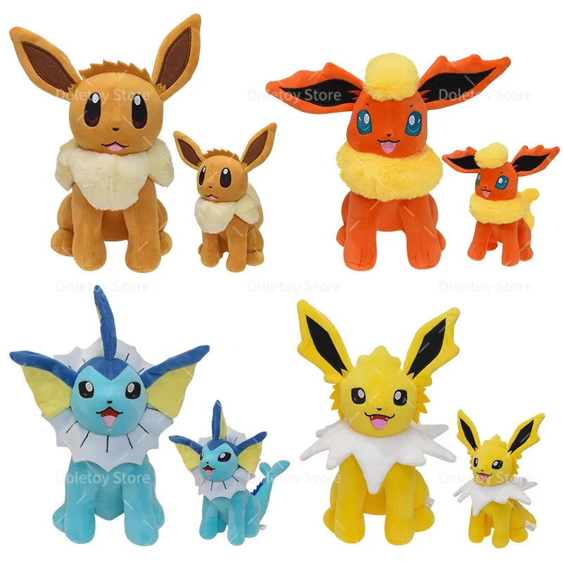 Heiße Sylveon Leafeon Umbreon Vaporeon Glaceon Plüschtiere, weiche Anime-Puppen, Kissen, Stofftier, Geburtstagsgeschenk für Kinder