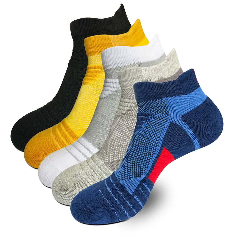 

Cotton Fur Loop Anti Friction Three-dimensional Heel Sports Socks Men's Low Tube Socks Trend Basketball Socks Running Men Socks