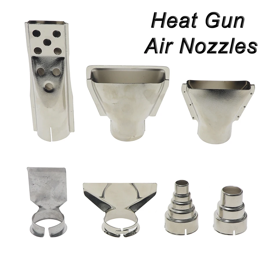 Hot Air Gun Nozzle Heat Gun Welding Nozzles 220V Hair Dryer Nozzle for Soldering Airbrush for Construction Hair Dryer