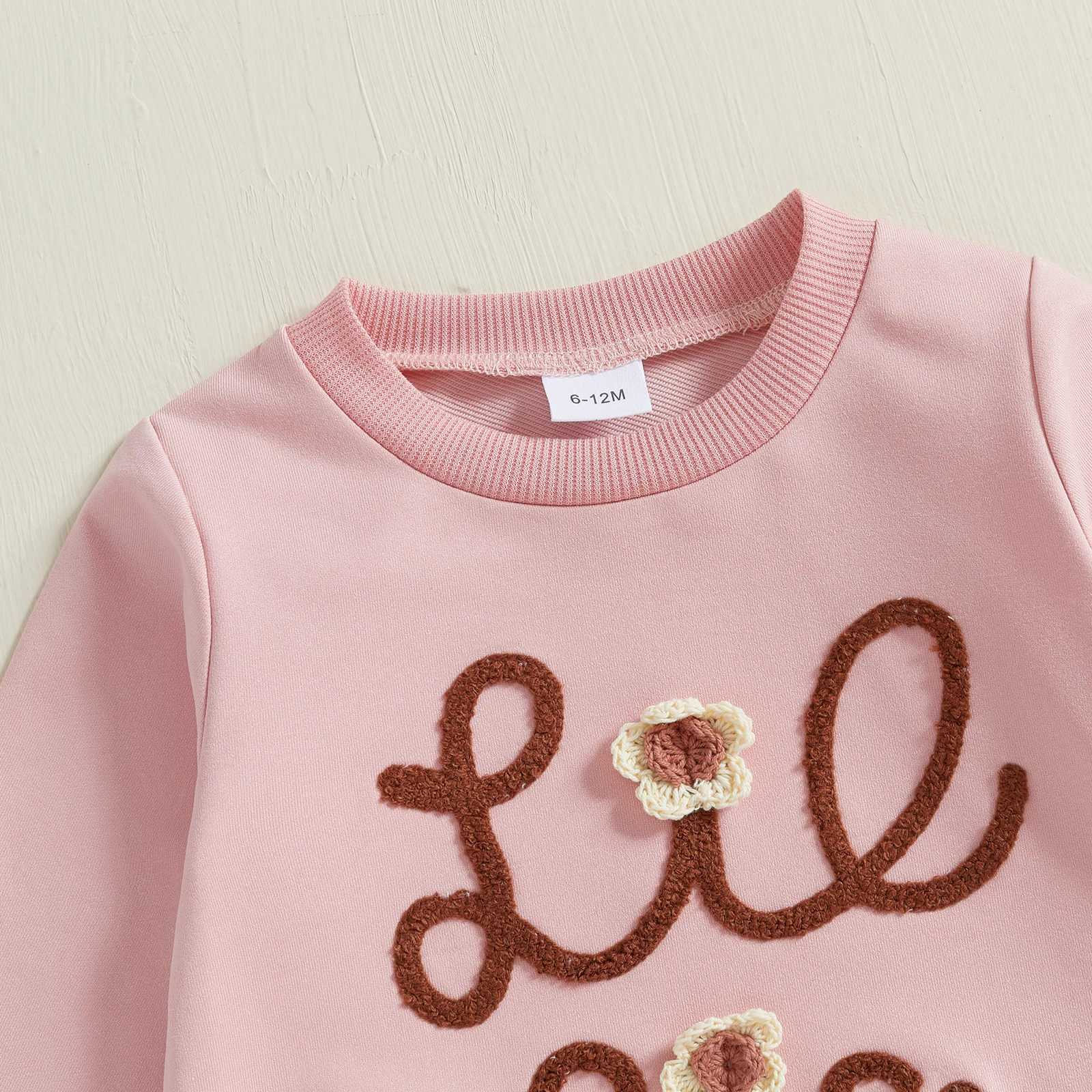 Princess Kids Girls Tulle Skirt Set Outfits Family Sister Matching Outfit Long Sleeve Letter Sweatshirt with Skirt Infant Outfit 4
