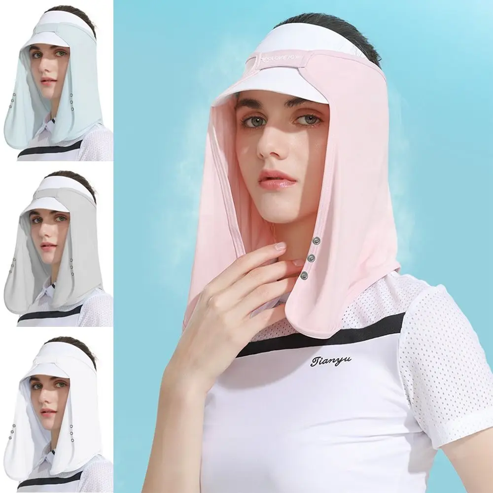 

Солнцезащитный козырек, летняя велосипедная шапка-мешок для защиты лица, пустая верхняя шапка, уличная спортивная Солнцезащитная шапка, шарф, шейный чехол, шапка из вискозы
