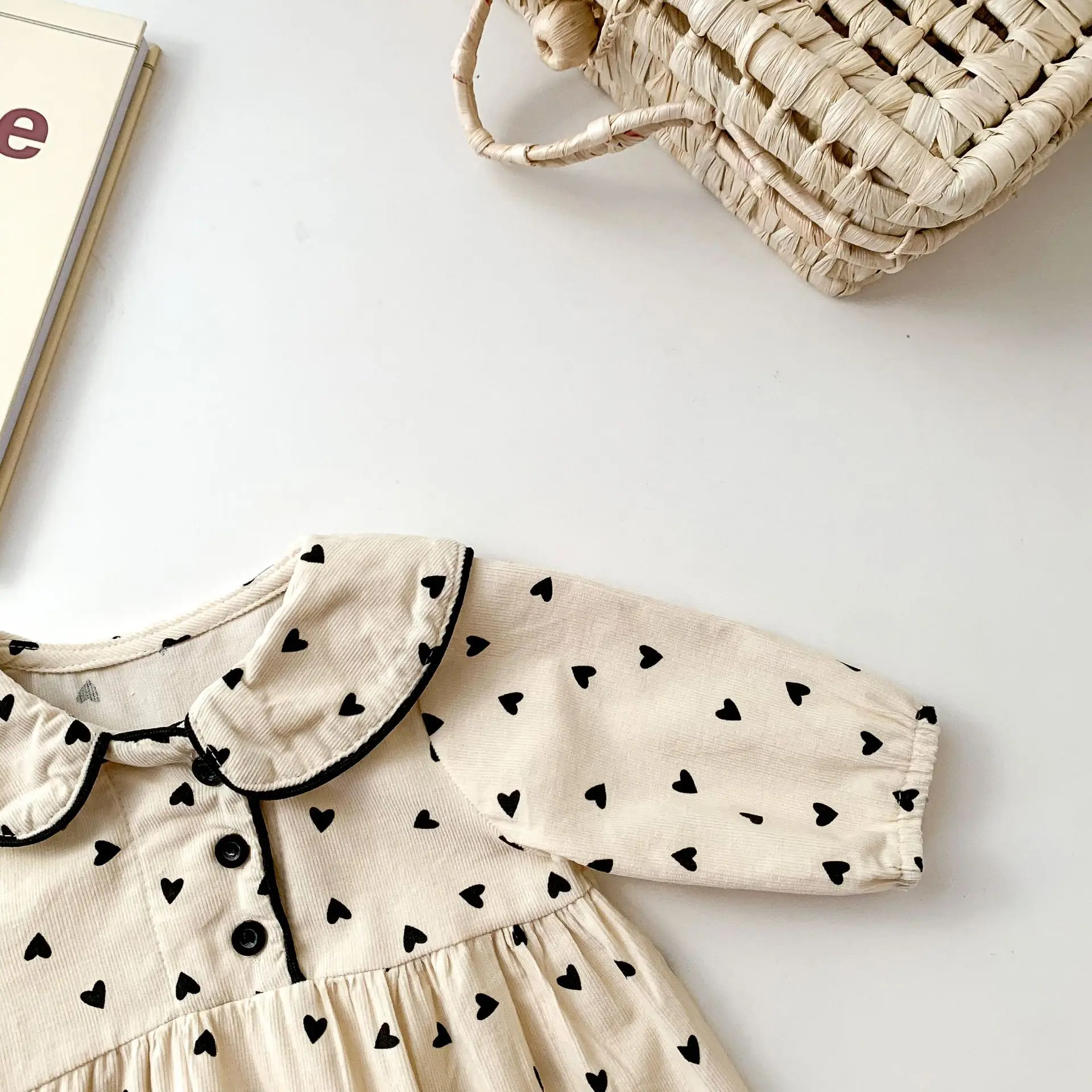 Autumn Baby Corduroy Rompers Long Sleeve Outwear