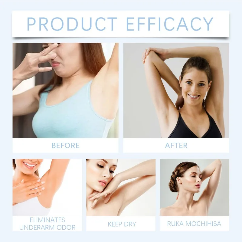 Protect Antiperspirant Deodorant Roll-On Relieves Armpit Body Odor Refreshing Antiperspirant Natural Fragrance Portable Product