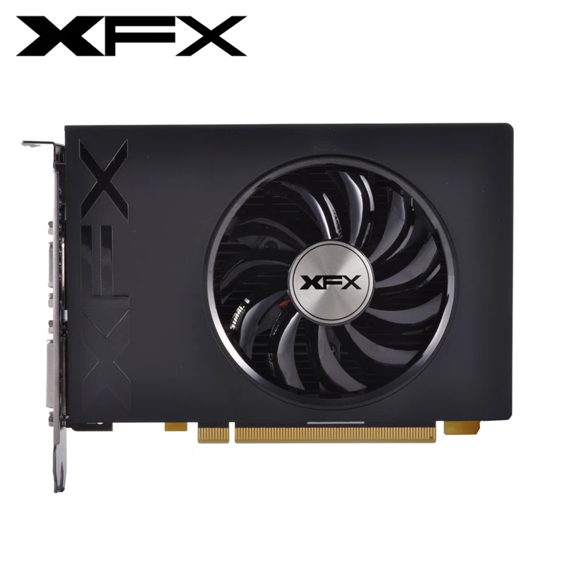 Original XFX R7 350 2GB Graphics Cards AMD GPU Radeon 2G Video Screen Cards Desktop PC Game Gaming Office Work Map Videocard VGA video card for gaming pc