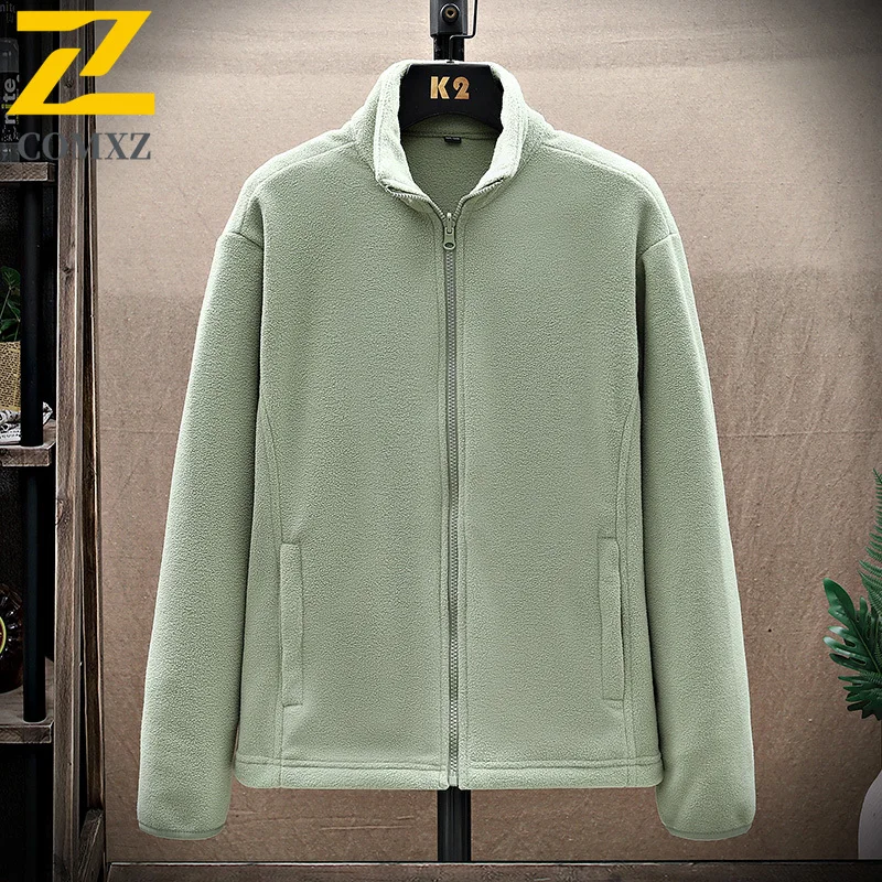 EiAO Jacket Couple's Windproof Waterproof Thermal Double-Sided Outdoor Coat for Hiking Camping Fishing Stand Collar Techwear2025