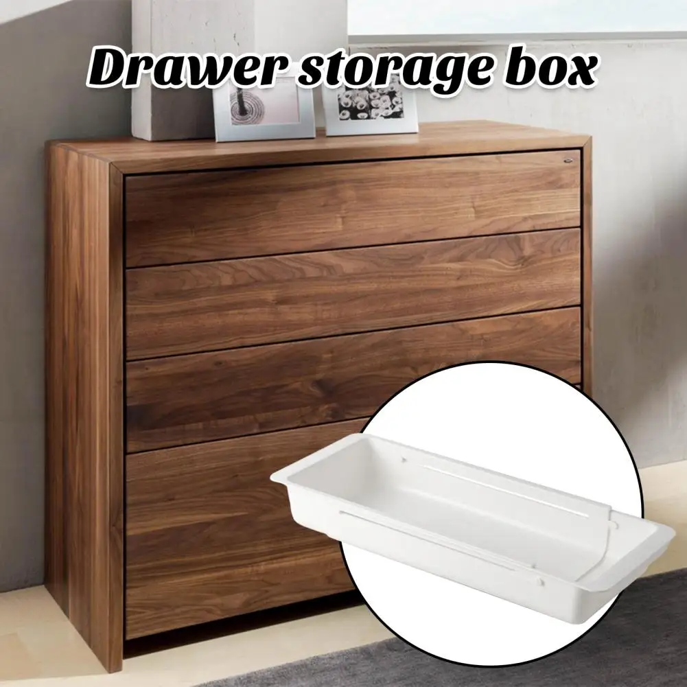 

Compact Storage Box Retractable Storage Box Versatile Drawer Storage Bin Spacious Organizer for Clothes Office Supplies