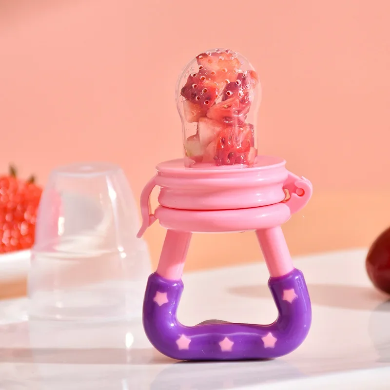 Baby Fruit Feeder Fresh Food Feeder Teething Toy Silicone Bag Food Grade Silicone Suitable for Babies