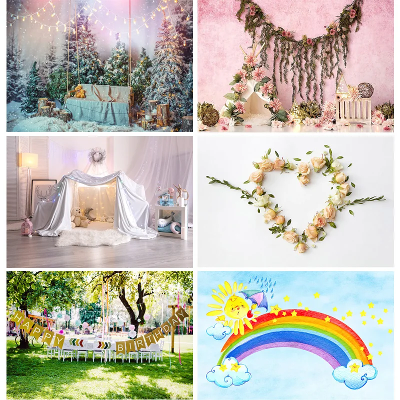 

SHUOZHIKE SHUOZHIKE Happy Birthday Photography Backdrop for Party Decoration Baby Wall Wooden Planks Background 220325 BB-02