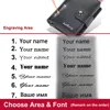 Baellerry New Men RFID Wallets Name Engraving Big Capacity Credit Card Holder Male Purse Quality Card Clip Men's Popup Wallet 3