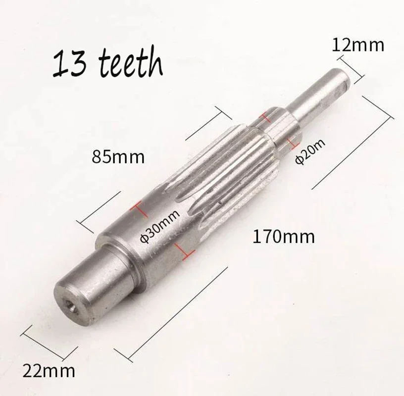 16Mm Bankbooronderdelen Hoofdas Aandrijfas Spline Mof Tandwielas Katrol Boormachine Accessoires