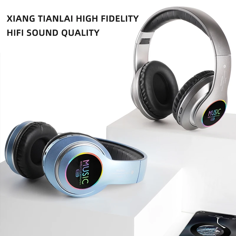 Casque Bluetooth Sans Fil Pliable Stéréo Hi-Fi Avec Microphone, Prend En  Charge Les Appels Mains Libres Et Le Mode Filaire P[x1735] - Cdiscount TV  Son Photo