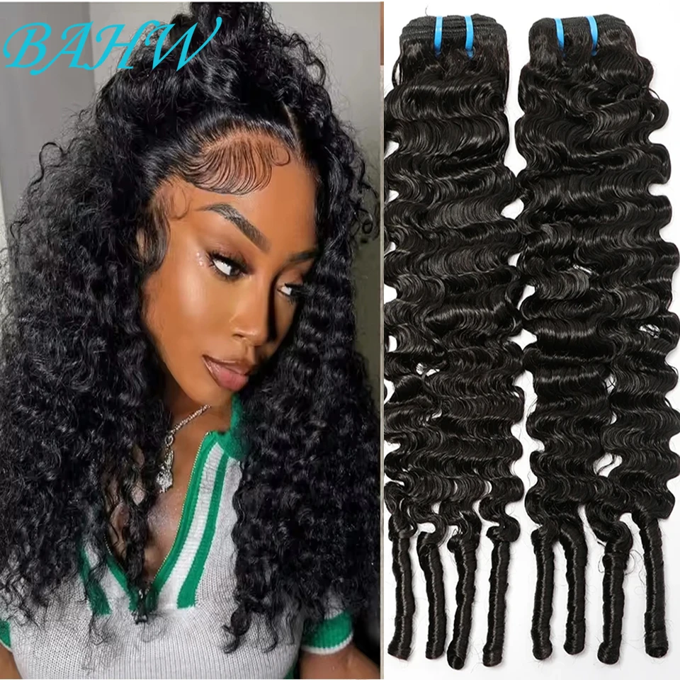 BAHW 15A Virgin Hair Bundles Burmese Curly Human Hair 10-30 Inch Unprocessed Raw Extensions Natural Black