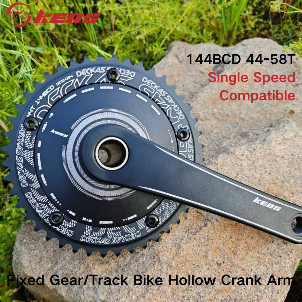Plateau En Fibre De Carbone Pour Vélo Piste/fixie - BCD144, 49 Dents, 6 Trous, Neuf