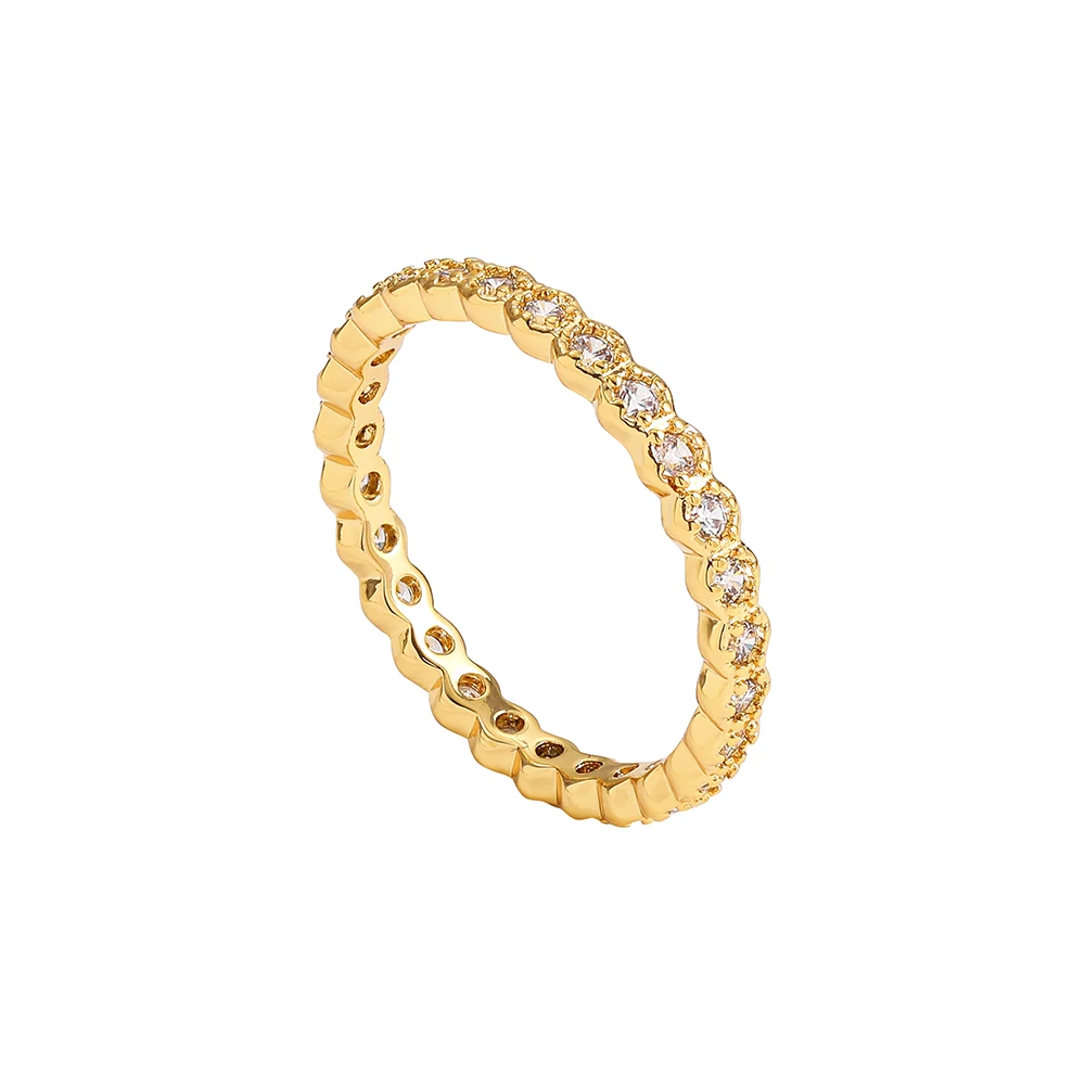 خواتم مرصعة بأحجار الكريستال الشفاف للسيدات خواتم...