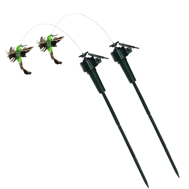 Napenergiával Ellátott Repülő Zümmögő Pillangó Madárkert Dísznövények Virágok Tét Dekoratív Tétek - Image 4