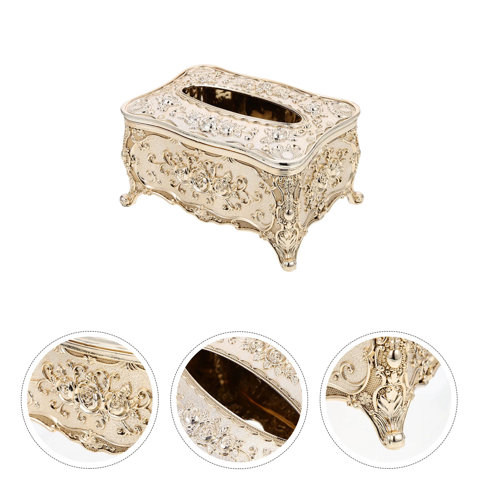

Napkin Box Embossed Paper Travel Table Decor Accessories Acrylic Unique Tissue Holder
