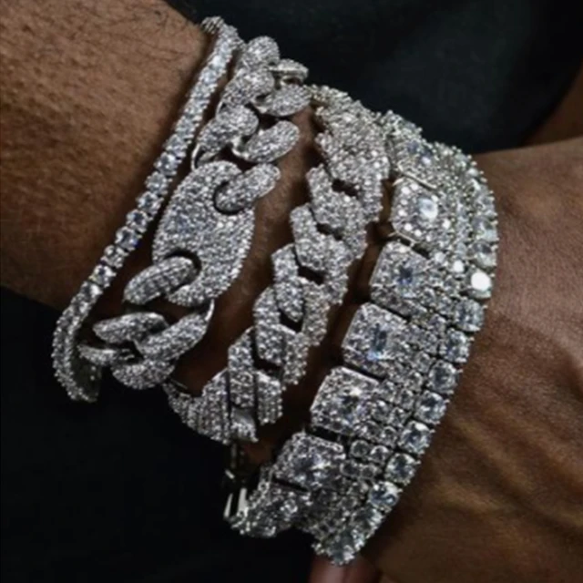 Men's Iced Out Bracelets – Huerta Jewelry