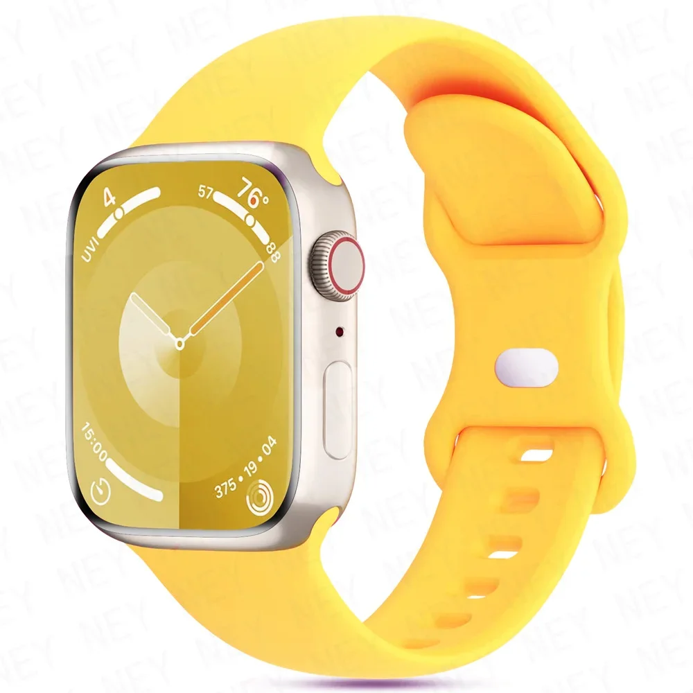 Silicone Watchbands for Apple Watch - Versatile Colors and Durable Design