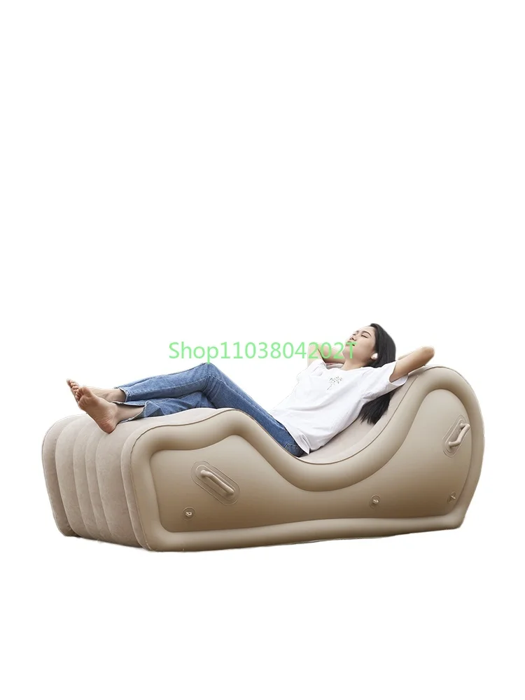 

Lazy Inflatable Sofa Outdoor Mattress Tent Recliner Camping Seat Air Mattress Bed Camping Portable Inflatable Mattress