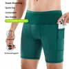 (Mul-Pockets Compression Shorts 3.0)Men Marathon Running Shorts Quick Dry Exercise Training Jogging Cycling Fitness Tight Shorts 3