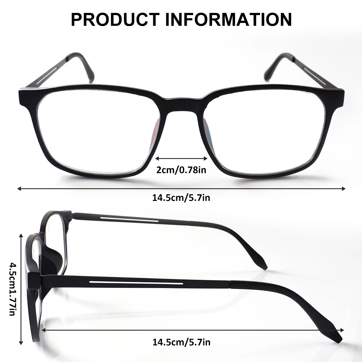 Progressive multifokale Lesebrille, hochwertiger Titanrahmen, Unisex, Anti-Blaulicht-Lesebrille, Grad + 1,0 bis + 4,0 – Detail 1