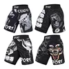 Custom Men No Gi MMA Shorts Jiu Jitsu Fighting Training Shorts For Men Sublimation Elastic waist Grappling Muay Thai  Shorts 1