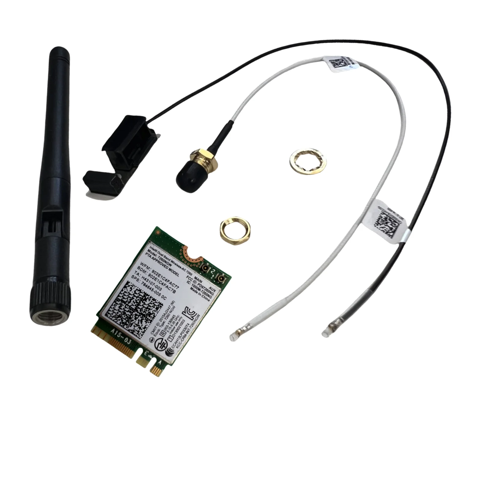 WF Antenna Cable + Card For Dell Optplex 7050 3060M 3690 7060 Mcro 0MHK36 | eBay