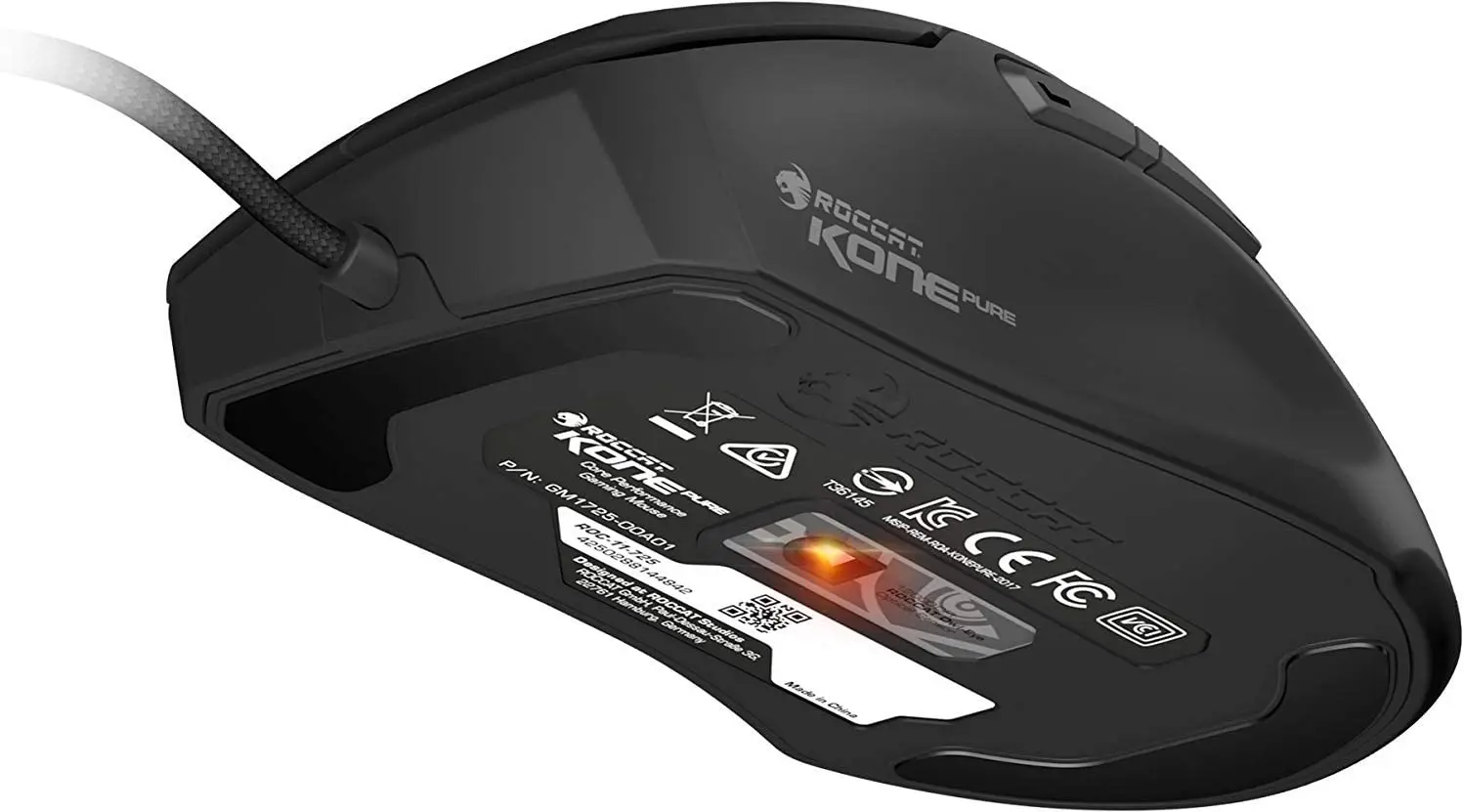 Roccat Kone Pure Owl Eye 100 Dpi Czujnik Optyczny Mysz Do Gier Rgb Czarny Aliexpress
