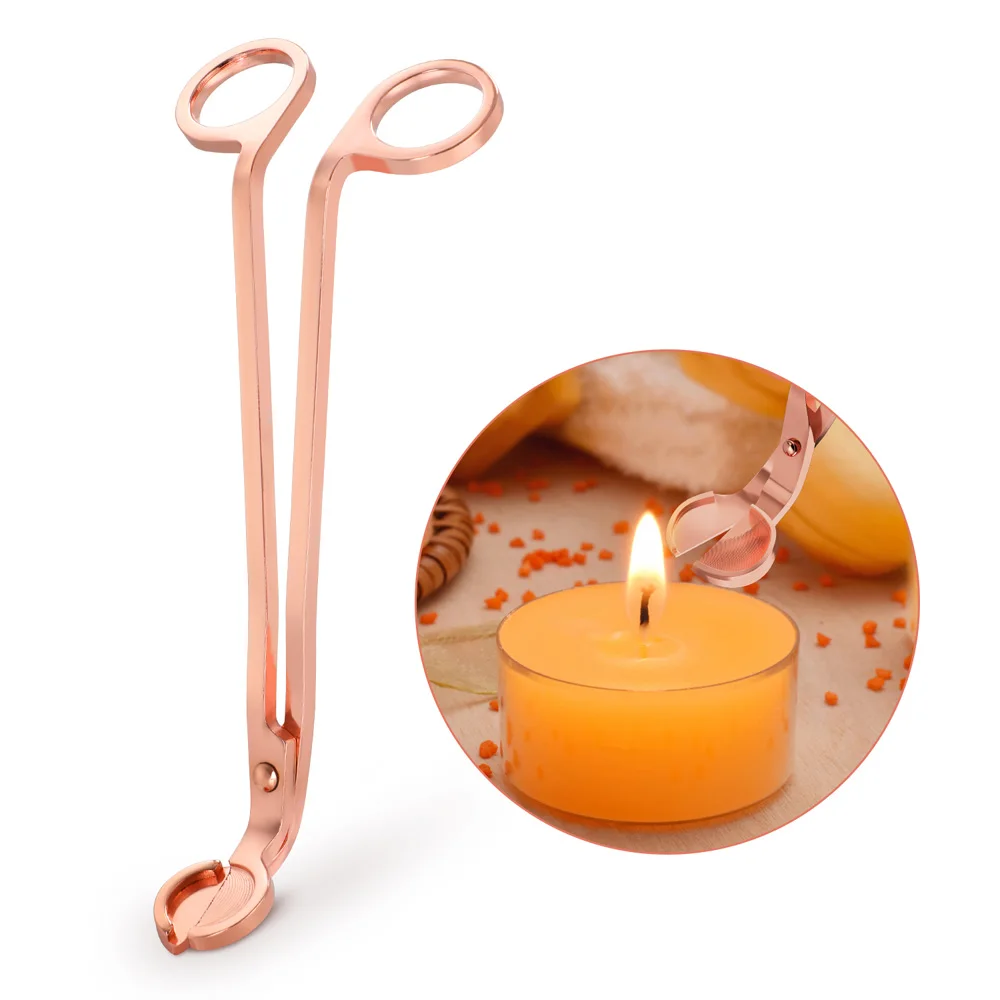 Home Stainless Steel Candle Wick Trimmer Matte Trim Scissor Cutter candle wick trimmer